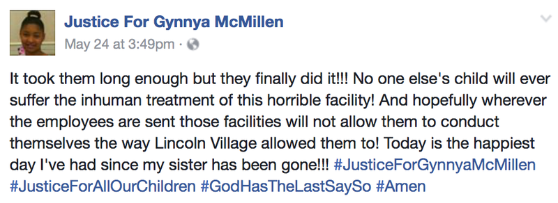 Justice for Gynnya McMillen (Facebook)